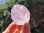 Polished Gemmy Rose Quartz Eggs x 12 From Madagascar