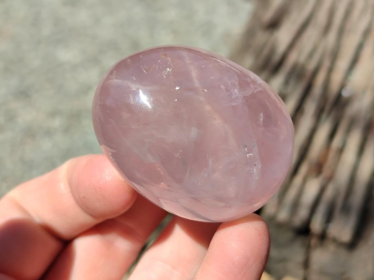 Polished Gemmy Rose Quartz Eggs x 12 From Madagascar