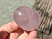 Polished Gemmy Rose Quartz Eggs x 12 From Madagascar