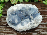 Natural Blue Celestite Specimens x 2 From Sakoany, Madagascar