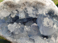 Natural Blue Celestite Specimens x 2 From Sakoany, Madagascar
