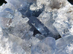 Natural Blue Celestite Specimens x 2 From Sakoany, Madagascar