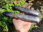 Polished Lepidolite Towers x 3 From Ambatondrazaka, Madagascar