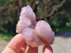 Natural Lilac Amethyst Spirit Crystal Clusters x 12 From Boekenhouthoek, South Africa