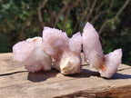 Natural Lilac Amethyst Spirit Crystal Clusters x 12 From Boekenhouthoek, South Africa