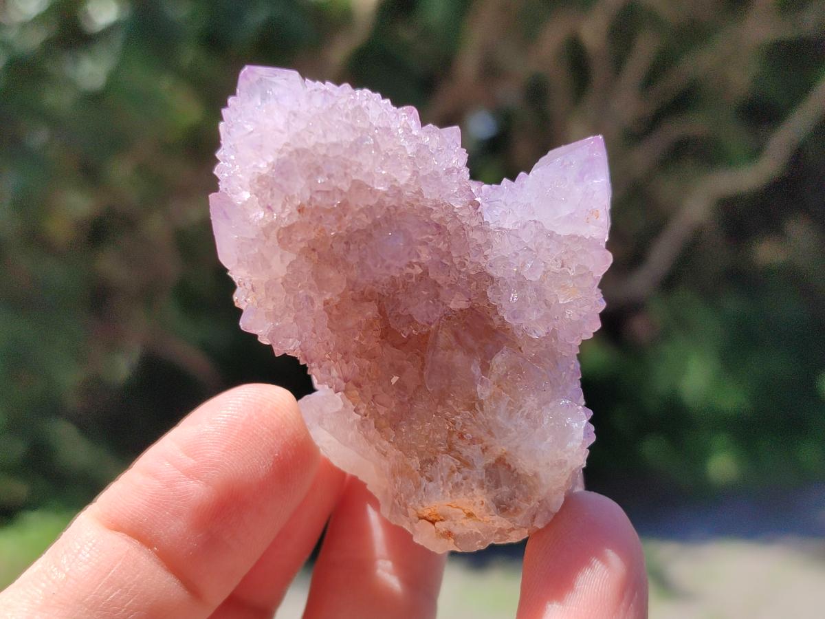 Natural Lilac Amethyst Spirit Crystal Clusters x 12 From Boekenhouthoek, South Africa