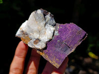 Natural Metallic Cobbed Purpurite Specimens x 5 From Erongo, Namibia