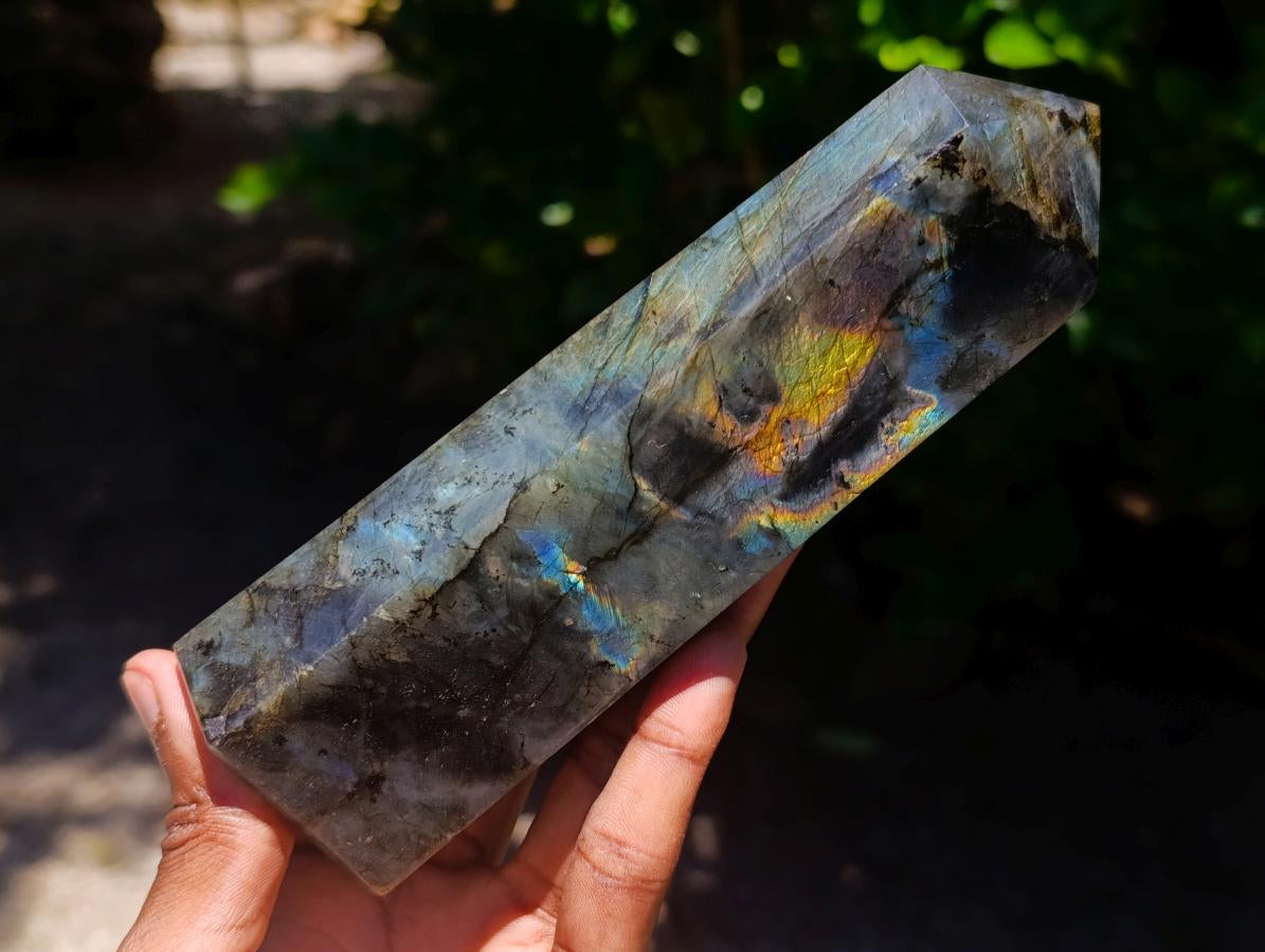 Polished Labradorite Display Crystals x 3 From Madagascar