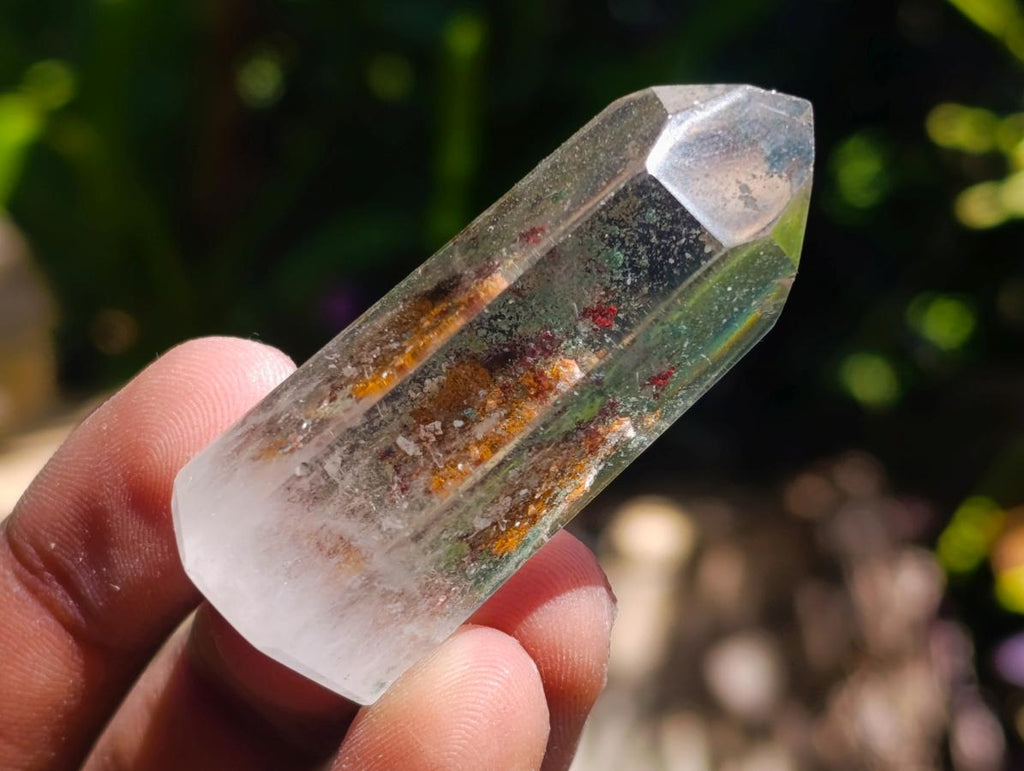 Polished Clear Quartz Crystals with Inclusions x 24 From Mandoto, Madagascar