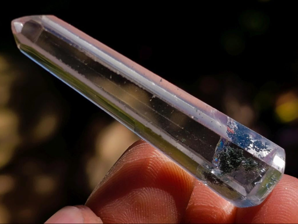 Polished Clear Quartz Crystals with Inclusions x 24 From Mandoto, Madagascar