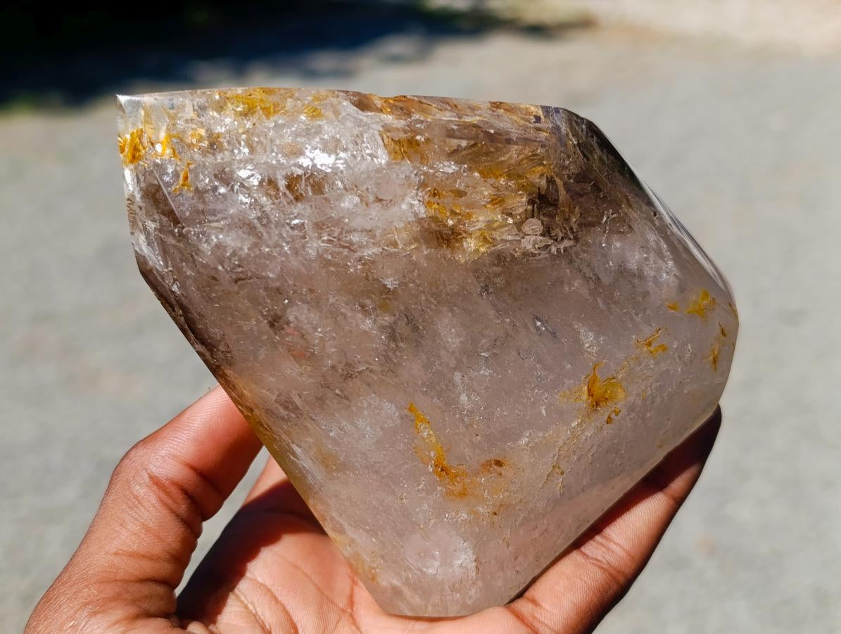 Polished Smokey Quartz Crystal x 1 From Madagascar