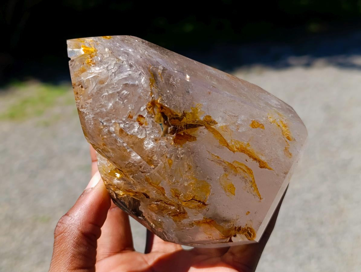 Polished Smokey Quartz Crystal x 1 From Madagascar