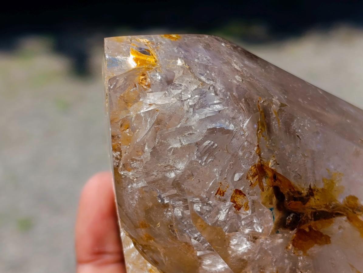 Polished Smokey Quartz Crystal x 1 From Madagascar