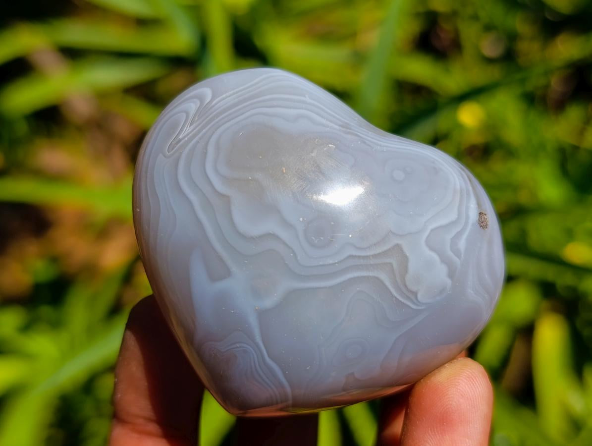 Polished Agate Geodes and Hearts x 12 From Maintirano, Madagascar