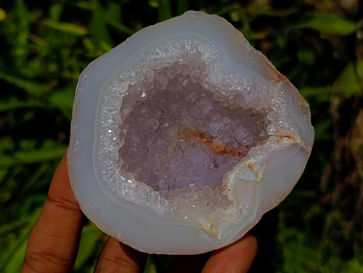 Polished Agate Geodes and Hearts x 12 From Maintirano, Madagascar