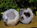 Polished Agate Geodes and Hearts x 12 From Maintirano, Madagascar