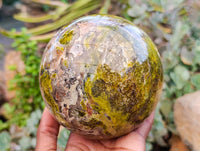 Polished Large Green Opal Sphere x 1 From Betroka, Madagascar