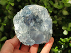 Natural Blue Celestite Specimens x 2 From Sakoany, Madagascar