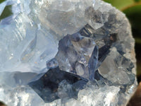 Natural Blue Celestite Specimens x 2 From Sakoany, Madagascar
