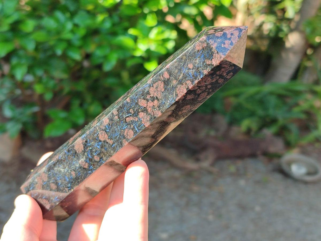 Polished Blue Speck Iolite Water Sapphire Display Crystals x 3 From Ambatofinandrahana, Madagascar