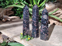 Polished Blue Speck Iolite Water Sapphire Display Crystals x 3 From Ambatofinandrahana, Madagascar