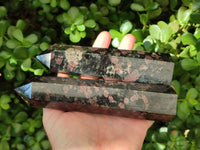 Polished Blue Speck Iolite Water Sapphire Display Crystals x 3 From Ambatofinandrahana, Madagascar