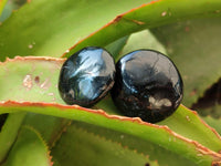 Polished Black Tourmaline Galets x 70 From Madagascar