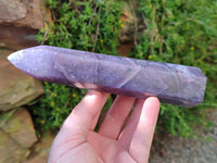 Polished Lepidolite With Pink Rubellite Tourmaline Towers x 3 From Ambatondrazaka, Madagascar