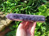 Polished Lepidolite With Pink Rubellite Tourmaline Towers x 3 From Ambatondrazaka, Madagascar