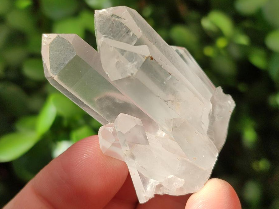 Natural Clear Quartz Clusters x 35 From Madagascar