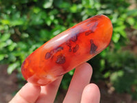 Polished Carnelian Agate Gemstone Bowl x 6 From Madagascar