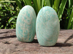 Polished Amazonite Mixed Tray x 3 From Madagascar