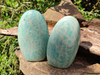 Polished Amazonite Mixed Tray x 3 From Madagascar