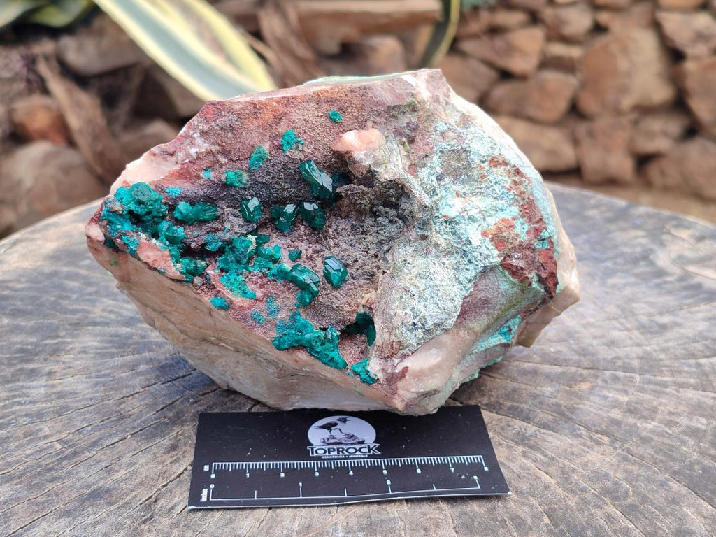Natural Large Dioptase Specimen x 1 From Kaokoveld Namibia