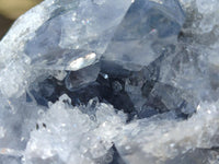 Natural Blue Celestite Specimens x 2 From Sakoany, Madagascar