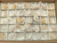 Natural Clear Quartz Clusters x 35 From Madagascar