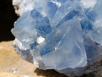Natural Blue Celestite Specimens x 2 From Sakoany, Madagascar
