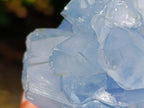 Natural Blue Celestite Specimens x 2 From Sakoany, Madagascar