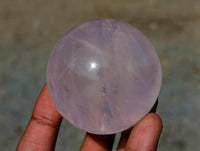 Polished Star Rose Quartz Spheres x 5 From Madagascar