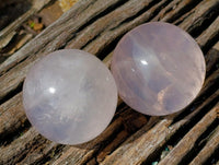 Polished Star Rose Quartz Spheres x 5 From Madagascar