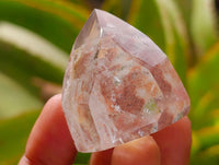 Polished Mixed Inclusions Quartz Crystals x 12 From Madagascar