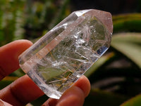 Polished Mixed Inclusions Quartz Crystals x 12 From Madagascar