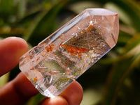 Polished Mixed Inclusions Quartz Crystals x 12 From Madagascar