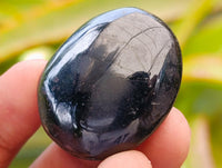 Polished Black Tourmaline Galets x 70 From Madagascar