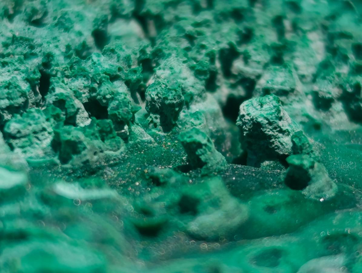 Natural Botryoidal Malachite Specimens x 4 From Congo