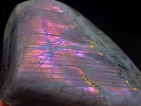 Polished Rare Purple Sunset Labradorite Standing Free Forms x 3 From Madagascar