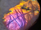 Polished Rare Purple Sunset Labradorite Standing Free Forms x 3 From Madagascar