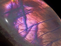 Polished Rare Purple Sunset Labradorite Standing Free Forms x 3 From Madagascar