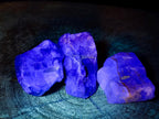 Natural Watermelon Fluorite Cobbed Specimens x 24 From Uis, Namibia