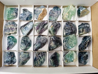 Natural Watermelon Fluorite Cobbed Specimens x 24 From Uis, Namibia